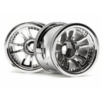 HPI Split 5 Truck Wheel (Chrome/2pcs)