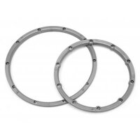HPI Wheel Bead Lock Rings (Silver/for 2 Wheels)