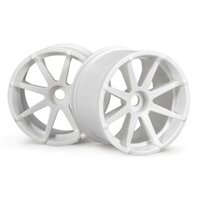 HPI Blast Wheel White (115x70mm 7inch/2pcs)