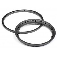 HPI Heavy Duty Wheel Bead Lock Rings (Gunmetal/2pcs)