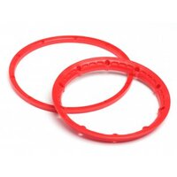 HPI Heavy Duty Wheel Bead Lock Rings (Red/2pcs)