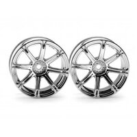 HPI Work Emoticon XC8 Wheel 26mm Chrome (2pcs) 6mm Offset