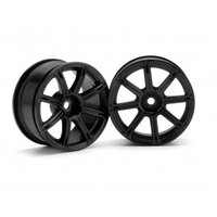 HPI Work Emoticon XC8 Wheel 26mm Black (2pcs) 3mm Offset