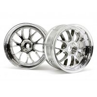 HPI LP29 LM-R Wheel Chrome (2pcs) 3mm Offset