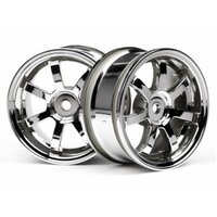 HPI Rays Gram Lights 57S-Pro Wheel Chrome (2pcs) 0mm Offset
