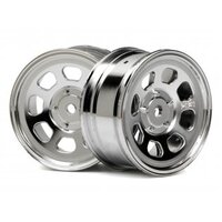 HPI Stock Car Wheel 26mm Chrome (2pcs) 1mm Offset