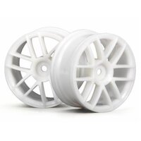 HPI Split 6 Wheel 26mm White (2pcs)