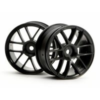 HPI Split 6 Wheel 26mm Black (2pcs)