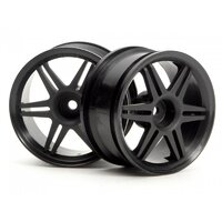 HPI 12 Spoke Corsa Wheel Black 26mm (2pcs) 3mm Offset