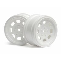 HPI Vintage Stock Car Wheel 26mm White (2pcs) 0mm Offset