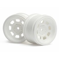 HPI Vintage Stock Car Wheel 31mm White (2pcs) 6mm Offset