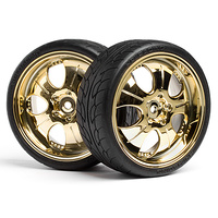 HPI MOUNTED SUPER LOW TREAD TYRE