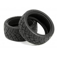 HPI X-Pattern Radial Tire 26mm D Compound (2pcs)