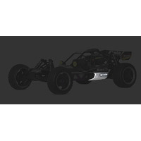 HPI BAJA 5B BUGGY PAINTED LOWER BODY SET (SILVER)