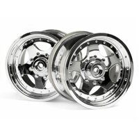 HPI AR-5 Wheel Chrome (83x56mm/2pcs)