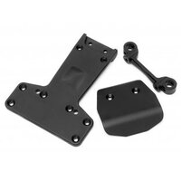 HPI Skid Plate/Rear Chassis Set