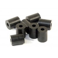 HPI Rubber Tube 3x8x10mm (Shaped/Black/8pcs)