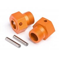 HPI Wheel Hex Hub 24x27mm (Orange/2pcs)