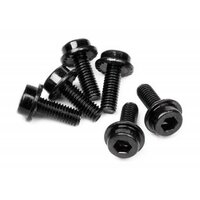 HPI Flanged Cap Head Screw M3x8mm (6pcs)