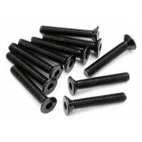 HPI Flat Head Screw M3x18mm (Hex Socket/10pcs)