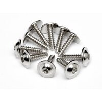 HPI TP. Flanged Screw M2.6x10mm (Hex Socket/10pcs)