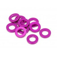 HPI Aluminium Washer 3x6x1.0mm (Purple/10pcs)