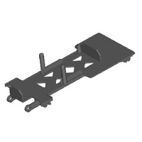 HSP Battery Holder W/Covers (ALUMINIUM)