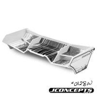 Finnisher - 1/8th buggy / truck wing, w/gurney options (white)