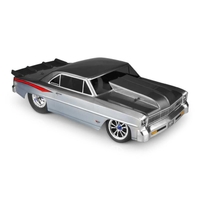 1966 Chevy II Nova - 1-piece body (Fits - Traxxas Slash for drag racing)