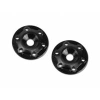 Finnisher - 1/8th buggy / truck - screw-in type aluminum wing button - black