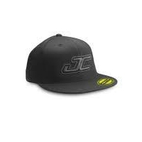 Flat Bill JC Flexfit Hat (L,XL) - black