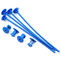 JConcepts - 1/10th off-road tire stick - holds 4 mounted tires (blue) - 4pc.