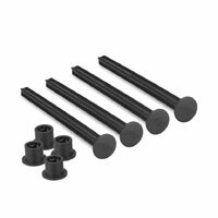 JConcepts - 1/8th off-road tire stick - holds 4 mounted tires (black) - 4pc.