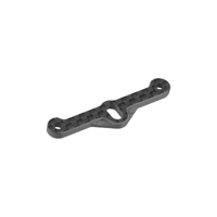 B74 Carbon Fiber front body mount plate, ribbed and chamfered