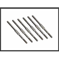 Yokomo YZ-2 DTM Fin Titanium turnbuckle, 6pc. set 