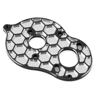B6D 3-gear stand-up Honeycomb motor plate - black