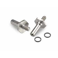 B6 | B6D | B6.1 Titanium front axle set w/ 1mm adjustment spacer