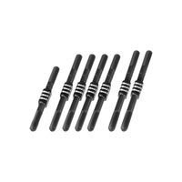 B74 Fin Titanium turnbuckle set - black, 7pc.