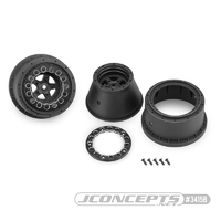 Starfish Mambo (Wide), beadlock - Slash | Bandit, DR10 Street Eliminator 2.2 x 3.0" 12mm hex rear wheel - (black), Fits - #3117 / #3092 tire
