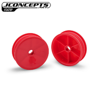 Mono - RC10 2.0" front wheel, retro pink - 2pc (Fits - 3/16" x 3/8" bearing)