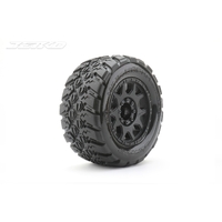 JKO1802CBMSGBB1 | Jetko 1/8 MT 3.8 EX-KING COBRA Tyres (Claw Rim/Black/Medium Soft/Belted/17mm 0 o/s)