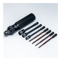 Associated RC10 T1 Alum 1/4" Drive Handle Standard Hex Wrench Nut Driver Tool Set (7pcs)