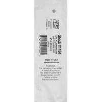 K&S 1104-1 STREAMLINED ALUMINUM TUBE (35IN LENGTHS) 5/8IN  (1 tube per bag )