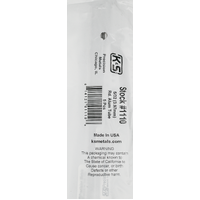 K&S 1110 ROUND ALUMINUM TUBE .014 WALL (36IN LENGTHS) 5/32IN (EACH)