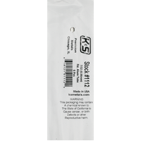 K&S 1112-1 ROUND ALUMINUM TUBE .014 WALL (36IN LENGTHS) 7/32IN  (1 tube per bag )