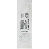 K&S 1143-1 ROUND BRASS TUBE .014 WALL (36IN LENGTHS) 1/16 (1 tube per bag x 5 bags)