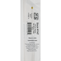 K&S 1147-1 ROUND BRASS TUBE .014 WALL (36IN LENGTHS) 3/16 (1 tube per bag )