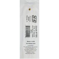K&S 1151-1 ROUND BRASS TUBE .014 WALL (36IN LENGTHS) 5/16 (1 tube per bag )