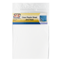 ###K&S 1307 .010INX8.5INX11IN CLEAR PLASTIC (2 SHEETS PER BAG)