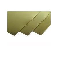 K&S 258 SHEET METAL (3IN X 6IN SHEETS) .003 BRASS  (1 SHEET PER BAG)
